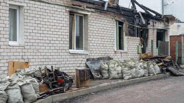 Professional Emergency Fire Cleanup technician working in Vincentown, NJ